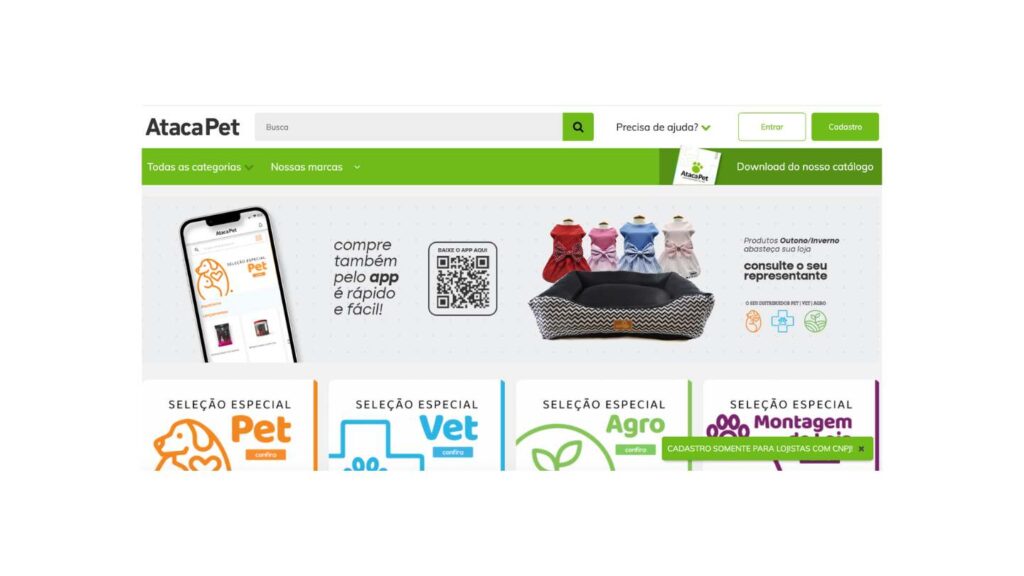 AtacaPet - Fabrica de Produtos para Pet Shop